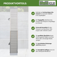 TRUTZHOLM Auffahrrampe extralang 307 cm klappbar Traglast 450 kg Alu geriffelte Motorradrampe