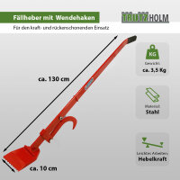 Set Handpackzange Packzange Sappie & Fällheber 130 cm Wendehaken Stammwender