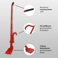 Set Handpackzange Packzange Sappie & Fällheber 130 cm Wendehaken Stammwender