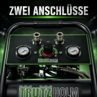 Premium Brushless Silent Flüsterkompressor 9L – leiser Kompressor 900 W, 62 dB, 8 bar inkl. Zubehör
