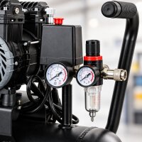 TRUTZHOLM Flüsterkompressor 50L Performance – 1800 W, 290 l/min, 4 Zylinder, ölfrei, 8 bar