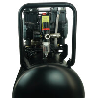 Premium Brushless Silent Flüsterkompressor 100L, 2700W, 62dB, 8 bar, ölfrei, leise