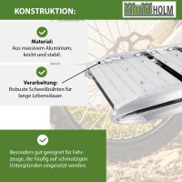 TRUTZHOLM 1x Auffahrrampe klappbar Alu 181 cm Traglast 200 kg rutschfest Motorradrampe Verladerampe