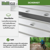TRUTZHOLM 1x Auffahrrampe klappbar Alu 181 cm Traglast 200 kg rutschfest Motorradrampe Verladerampe