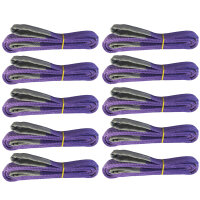 10x Hebeband 1000 kg 1 to lila 4 m Hebegurt Hebeschlinge...