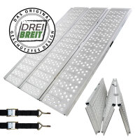 DREIBREIT by TRUTZHOLM Alu Auffahrrampe 215 cm 2-fach...