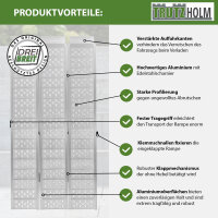 DREIBREIT by TRUTZHOLM Alu Auffahrrampe 215 cm 2-fach klappbar 1020 kg gelocht Verladerampe Rampe