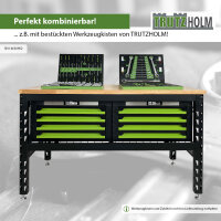 Werkbank höhenverstellbar 500 Kg 153x62x99 cm Hartholzplatte Werktisch Arbeitstisch Werkstatttisch
