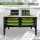 Werkbank höhenverstellbar 500 Kg 153x62x99 cm Hartholzplatte Werktisch Arbeitstisch Werkstatttisch