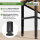 Werkbank höhenverstellbar 135x46x88-97 cm 300 kg Stahlgestell Hartholzplatte Werktisch Arbeitstisch