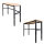 Werkbank höhenverstellbar 135x46x88-97 cm 300 kg Stahlgestell Hartholzplatte Werktisch Arbeitstisch