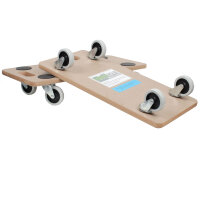 6er Set Transportroller SOFT WHEEL indoor MDF 200 kg Möbelroller