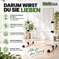 Ballettstange höhenverstellbar von 11-120 cm Ballett Stange für zuhause 125cm breit Pilates