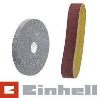 Einhell Stand-Bandschleifer TH-US 350 mit Schleifband- und Schleifscheibenfunktion