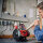 Einhell Stand-Bandschleifer TH-US 350 mit Schleifband- und Schleifscheibenfunktion