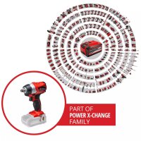 Einhell Akku-Schlagschrauber TE-CW 18 Li BL - solo LED Licht 1/2 Zoll Bit-Adapter