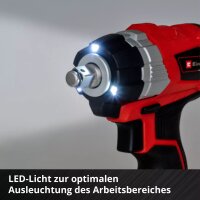 Einhell Akku-Schlagschrauber TE-CW 18 Li BL - solo LED Licht 1/2 Zoll Bit-Adapter