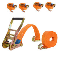 4x Spanngurt mit Ratsche Zurrgurt 6m 3000kg 3to 2-tlg....