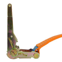 4x Spanngurt mit Ratsche Zurrgurt 6m 3000kg 3to 2-tlg. 35mm TÜV / GS orange