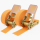 2x Profi Ratschen Spanngurt Spanngurte Zurrgurt 1-tlg 6m 800 kg TÜV/GS ORANGE