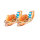 2x Profi Ratschen Spanngurt Spanngurte Zurrgurt 2-tlg 5m 2t 2to 2000kg TÜV/GS ORANGE