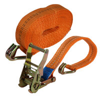 2x Profi Ratschen Spanngurt Spanngurte Zurrgurt 2-tlg 6m 2t 2to 2000kg TÜV/GS ORANGE