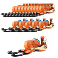 15x Spanngurt Ratschen Zurrgurt 5m 800kg 0,8t 0,8to...