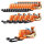 15x Spanngurt Ratschen Zurrgurt 5m 800kg 0,8t 0,8to ORANGE 2tlg
