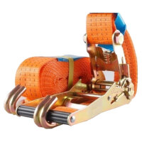 2x Profi Ratschen Spanngurt Spanngurte Zurrgurt 2-tlg 5m 4t 4to 4000kg TÜV/GS ORANGE