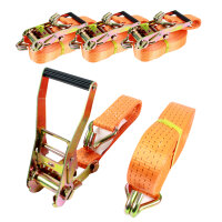 4x Spanngurte mit Ratsche Zurrgurt 2-tlg 6m 5t 5to 5000kg...