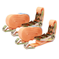 2x Profi Ratschen Spanngurt Spanngurte Zurrgurt 2-tlg 6m...