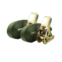 2x Profi Ratschen Spanngurt Spanngurte Zurrgurt 1-tlg 6m...
