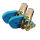 2x Profi Ratschen Spanngurt Spanngurte Zurrgurt 1-tlg 4m 0,8t 0,8to 800kg TÜV/GS BLAU