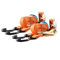 2x Spanngurt Ratschen Zurrgurt 5m 800kg 0,8t 0,8to ORANGE...