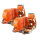 2x Spanngurt Ratschen Zurrgurt 10m 4t 4000kg 4to TÜV/GS ORANGE 2-tlg.