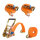 2x Spanngurt Ratschen Zurrgurt 8m 5000kg 5t 5to TÜV/GS ORANGE 2-tlg.