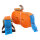 2x Spanngurt Ratschen Zurrgurt 8m 5000kg 5t 5to TÜV/GS ORANGE 2-tlg.