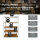 XXL Schwerlastregal 180x115x60 cm 875 kg Traglast Lagerregal Kellerregal