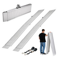 TRUTZHOLM 2x Auffahrrampe extralang 307 cm klappbar...