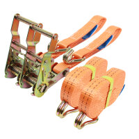 2x Profi Ratschen Spanngurt Spanngurte Zurrgurt 2-tlg 5m...