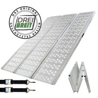 DREIBREIT by TRUTZHOLM Auffahrrampe 2-fach klappbar 175...