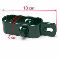 10 x Drahtspanner grün 100mm Zaunspanner Maschendrahtspanner
