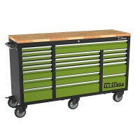 Werkstattwagen Deluxe XXL 254tlg. 161x92,5 cm 20 Schubladen Rollenschrank Werkzeugwagen
