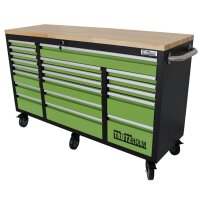 Werkstattwagen Deluxe XXL 254tlg. 161x92,5 cm 20 Schubladen Rollenschrank Werkzeugwagen