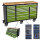 Werkstattwagen Deluxe XXL 254tlg. 161x92,5 cm 20 Schubladen Rollenschrank Werkzeugwagen