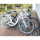 2 x Fahrradanlehnbügel 114 x 78 cm Stahl feuerverzinkt Ø 49mm Einbetonieren Fahrradständer Parker Typ U