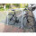 2 x Fahrradanlehnbügel 114 x 78 cm Stahl feuerverzinkt Ø 49mm Einbetonieren Fahrradständer Parker Typ U