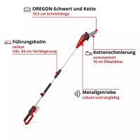 Einhell Akku-Hochentaster GC-LC 18/20 Li T-Solo Power X-Change