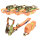 4x Profi Ratschen Spanngurt Spanngurte Zurrgurt 2-tlg 5m 1,5to 1500kg TÜV/GS ORANGE