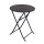 Balkontisch Bistrotisch Klapptisch Gartentisch grau Holzoptik 60 cm Ø  klappbar